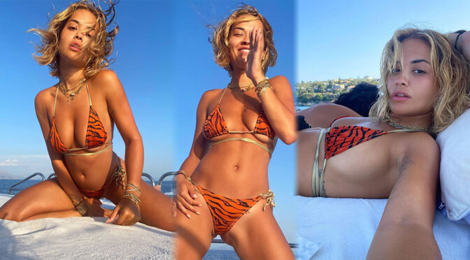Rita Ora – Fantastic Body in a Tiny Bikini