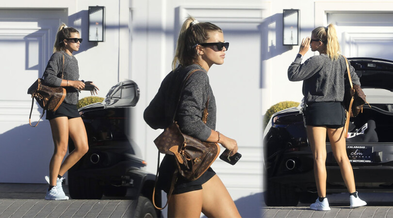 Sofia Richie – Sexy Legs Out in Malibu