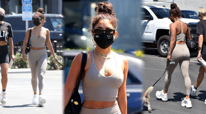 Vanessa Hudgens – Sexy Ass and Pokies at the Gym in West Hollywood