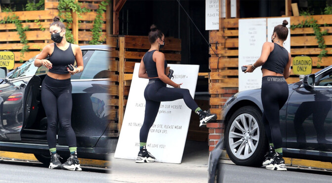 Vanessa Hudgens – Sexy Ass in Leggings at the Gym in Los Feliz