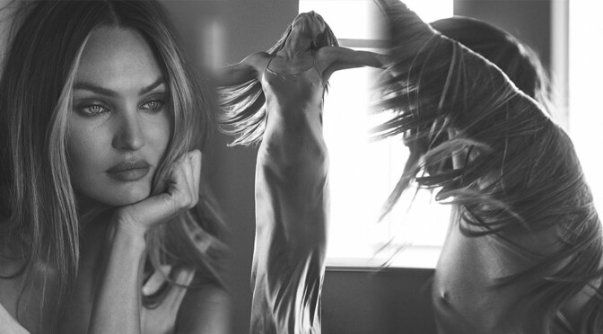 Candice Swanepoel – Beautiful Braless Photoshoot by Rowan Papier for Vogue UK Magazine (September 2020)