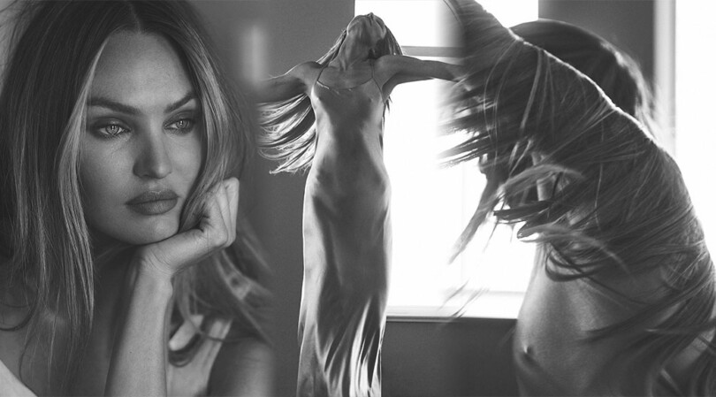 Candice Swanepoel – Beautiful Braless Photoshoot by Rowan Papier for Vogue UK Magazine (September 2020)