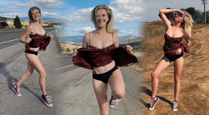 Ireland Baldwin Exposing Black Panties