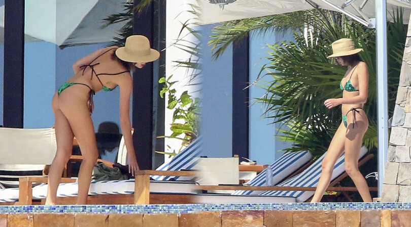 Kaia Gerber – Sexy Body in a Tiny Bikini in Los Cabos