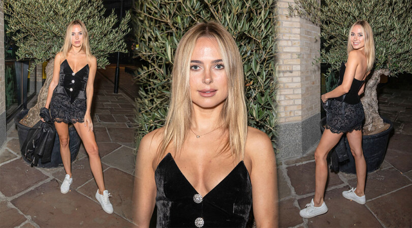 Kimberley Garner – Beautiful Boobs and Legs at “LUCID” Premiere in London
