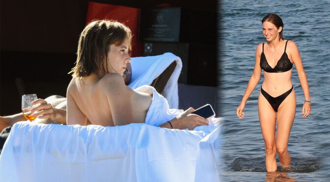 Maya Hawke – Beautiful Body and NIpslip at a Beach in Venice (NSFW)