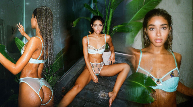 Yovanna Ventura – Sexy Body in Racy Transparent Lingerie