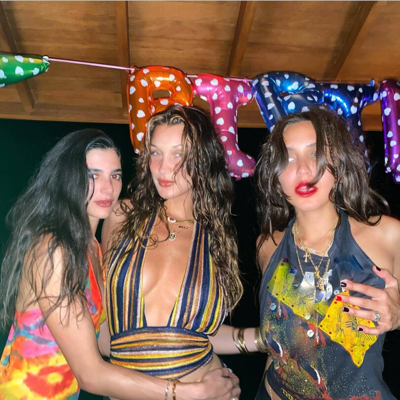 Bella Hadid Sexy Birthday Party
