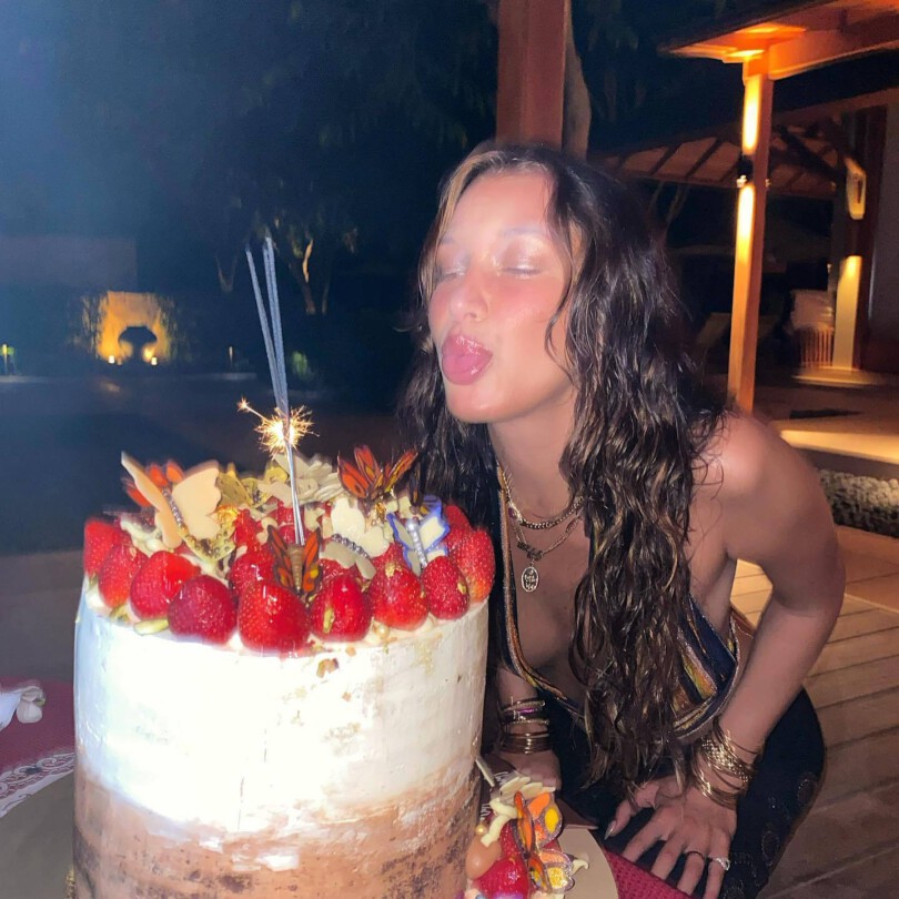 Bella Hadid Sexy Birthday Party