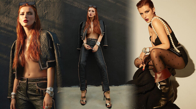 Bella Thorne – Sexy Boobs in Braless Photoshoot for Grazia Magazine (October 2020)