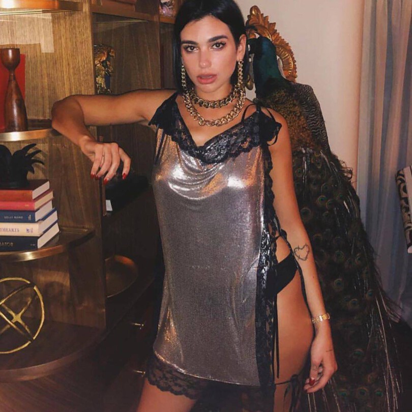 Dua Lipa Sexy In Hot Dress