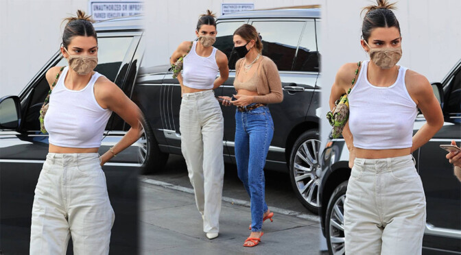 Kendall Jenner Braless Tits