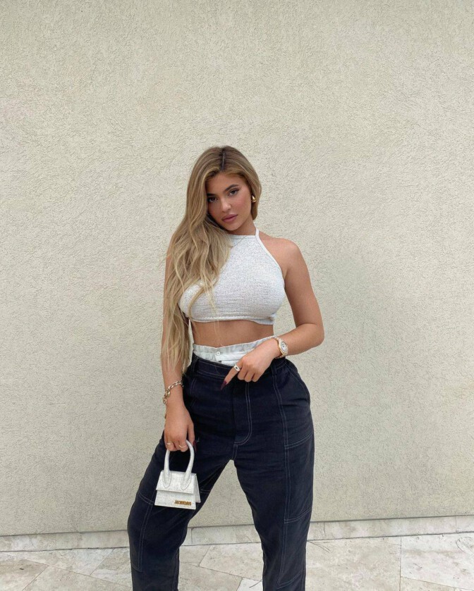 Kylie Jenner Braless