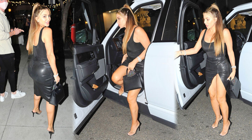 Larsa Pippen – Sexy Legs in Revealing Skirt Out in Beverly Hills