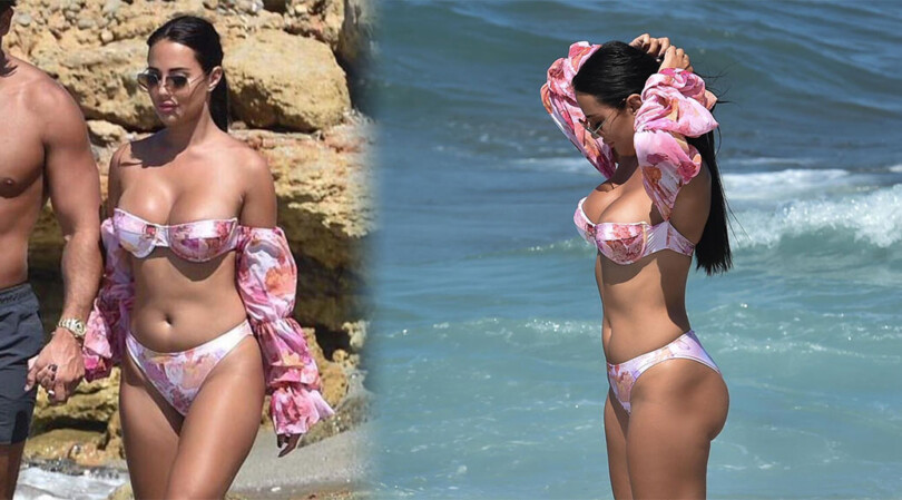 Yazmin Oukhellou – Beautiful Body in a Tiny Bikini in Cyprus