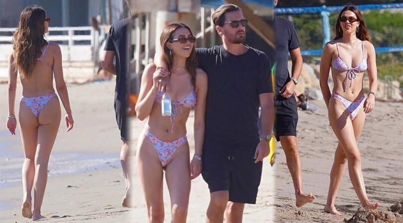 Amelia Hamlin – Sexy Body in Bikini at the Beach in Malibu