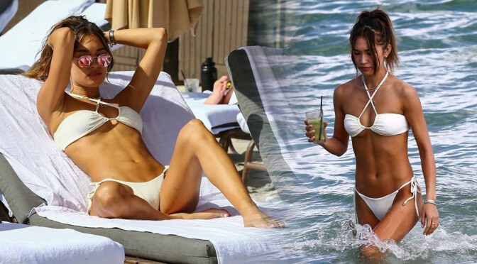 Jocelyn Chew – Beautiful Body in Sexy Bikini on the Beach in Miami