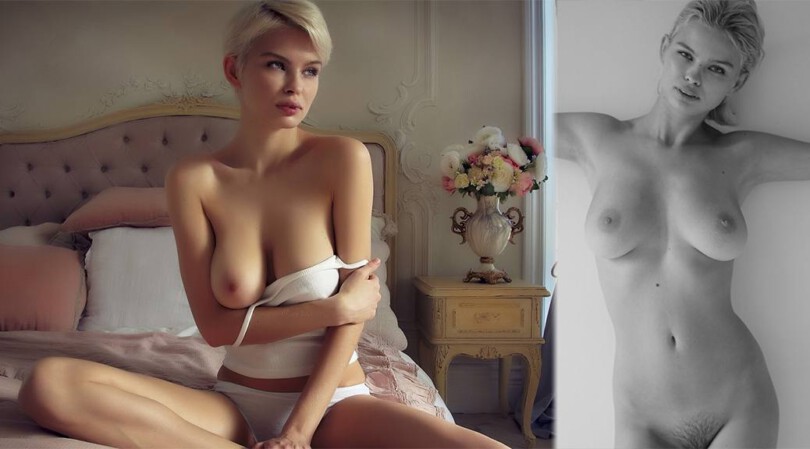 Julia Logacheva – Beautiful Breasts in Sexy Topless Photoshoot (NSFW)