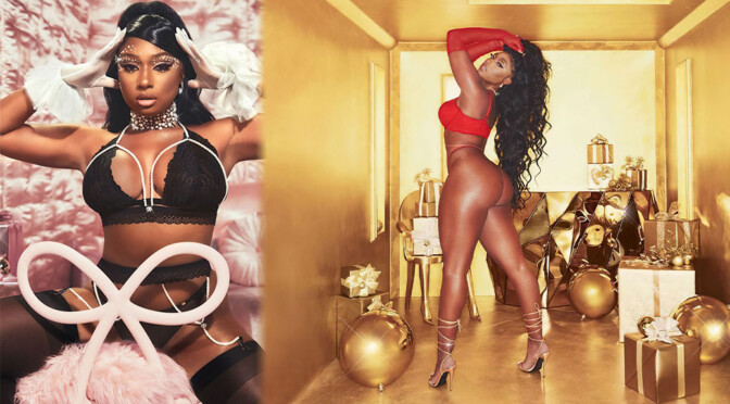 Megan Thee Stallion – Beautiful Big Boobs and Ass in a Sexy Holiday 2020 Campaign