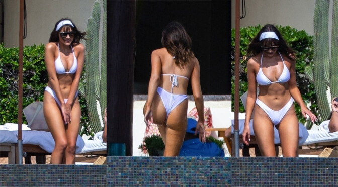 Olivia Culpo – Fantastic Body in a Tiny BIkini in Cabo San Lucas