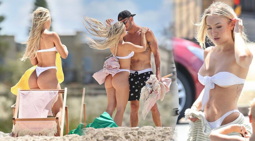 Tammy Hembrow – Hot Ass and Boobs in a Skimpy Bikini in Australia