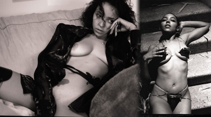 Tinashe – Sexy Boobs in a Topless Photoshoot by Diego Villarreal (NSFW)