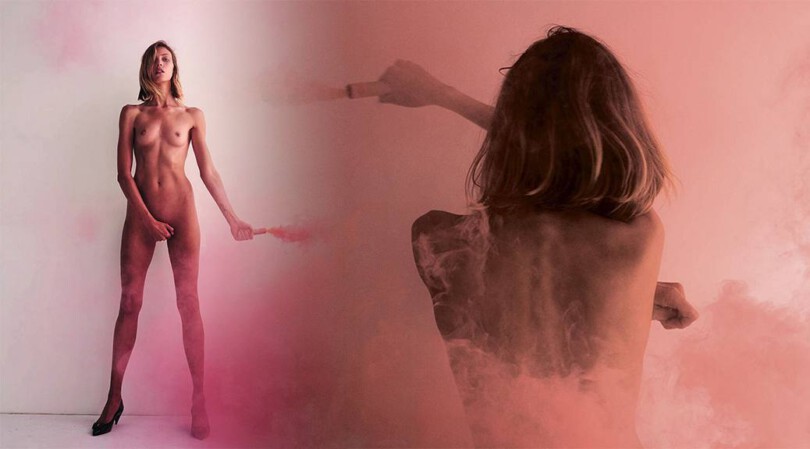 Anja Rubik – Sexy Boobs in Topless Photoshoot for Vogue Poland Magazine (NSFW)