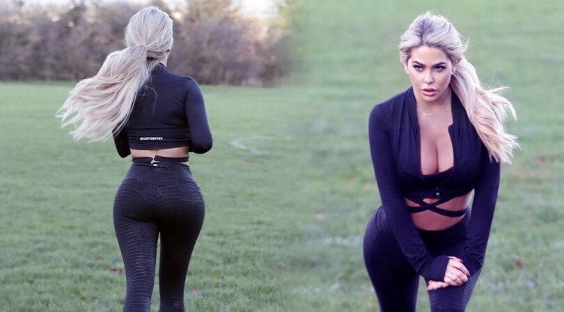Bianca Gascoigne – Beautiful Big Ass and Boobs Out in Kent