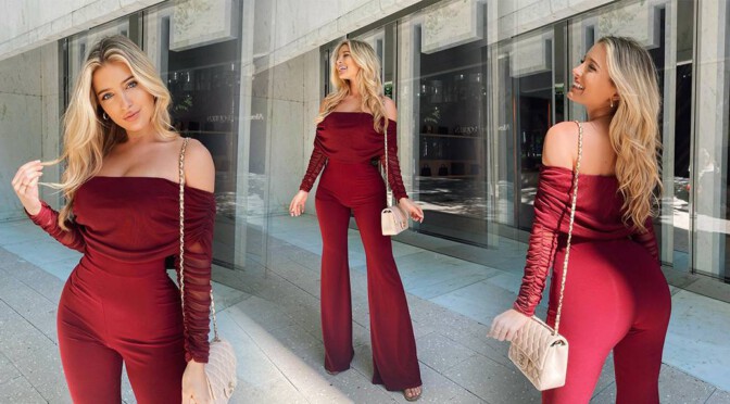 Jilissa Ann Zoltko – Beautiful Ass in a Sexy Red Pants