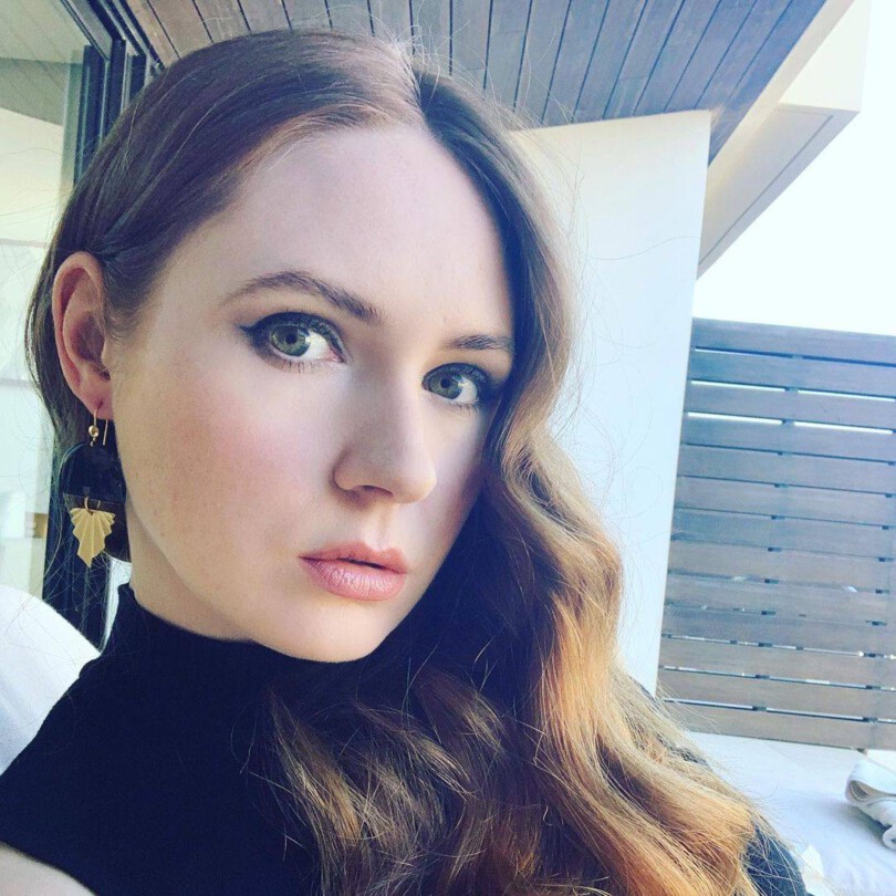 Karen Gillan Beautiufl Selfie