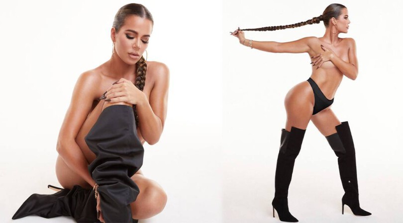 Khloe Kardashian – Hot Body in a Sexy Topless Photoshoot