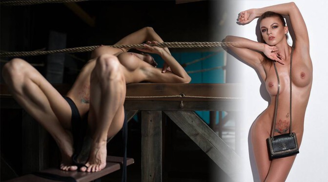 Nessie Joy – Fantastic Body in a Sexy Topless Photoshoot (NSFW)