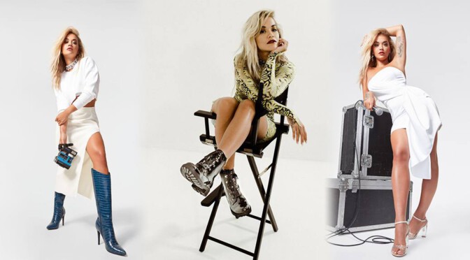 Rita Ora – Sexy Legs in a Beautiful Photoshoot for ShoeDazzle