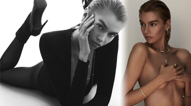 Stella Maxwell – Beautiful Topless Photoshoot for Logan Hollowell Jewelry