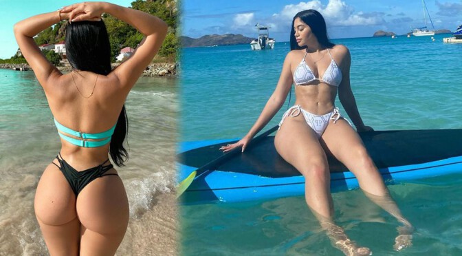 Jailyne Ojeda Ochoa – Amazing Big Ass in a Thong Bikinis