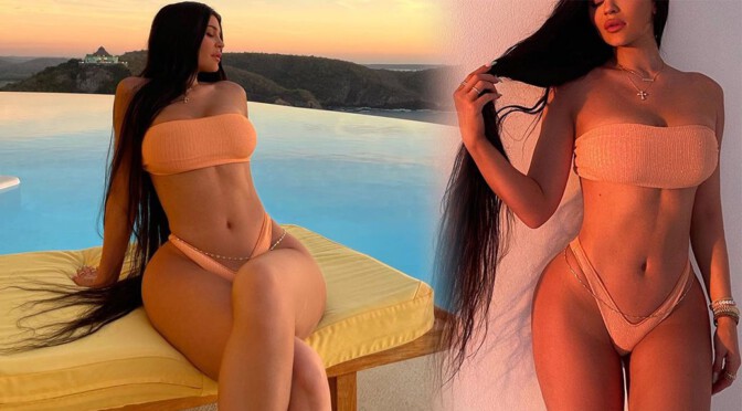 Kylie Jenner – Wonderful Curvy Body in a Tiny Bikini