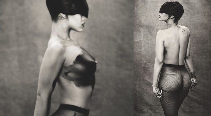 Rihanna – Fantastic Boobs and Ass in a Sexy Topless Photoshoot (NSFW)
