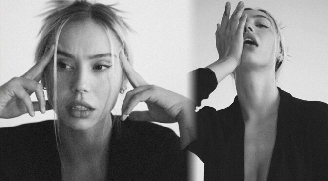 Alexis Ren – Sexy Braless Boobs in a Beautiful Melissa Cartagena Photoshoot (February 2021)