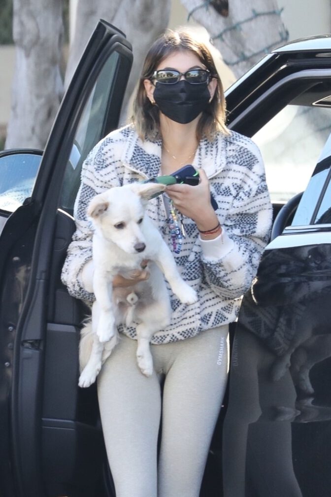 Kaia Gerber Ass In Leggings