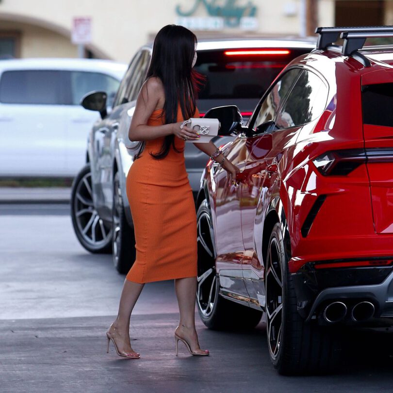 Kylie Jenner In Tight Dress
