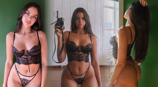 Priscilla Huggins Ortiz – Fantastic Body in a Sexy Tiny Lingerie