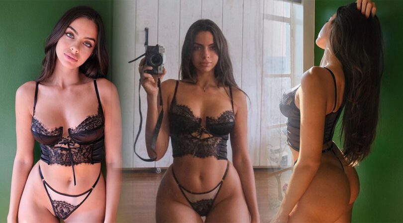 Priscilla Huggins Ortiz – Fantastic Body in a Sexy Tiny Lingerie