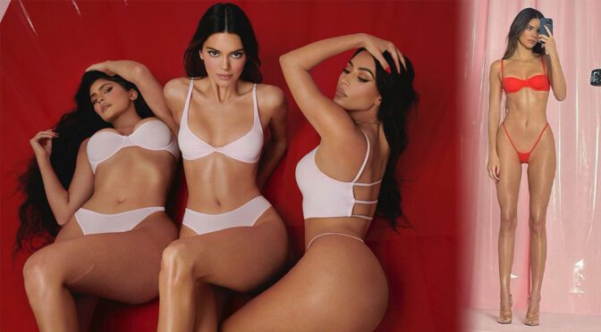 Kendall Jenner, Kylie Jenner & Kim Kardashian – Sexy Bodies in a Hot Photoshoot for SKIMS