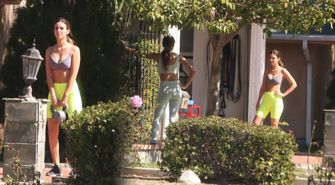 Victoria Justice & Madison Reed – Sexy Workout Candids in Los Angeles