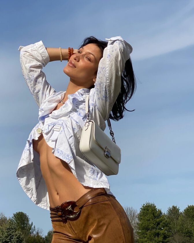 Bella Hadid Braless Breasts