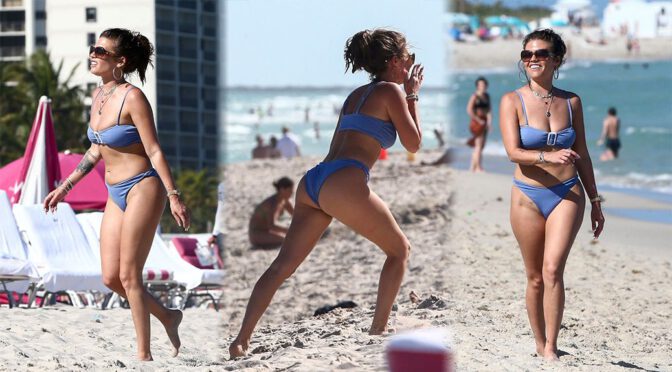 Chanel West Coast – Sexy Body in Bikini on the Beach in Miami