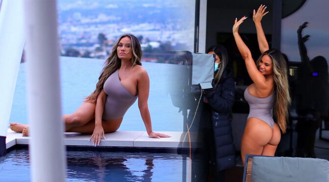 Daphne Joy – Gorgeous Ass in a Sexy Swimsuit Photoshoot