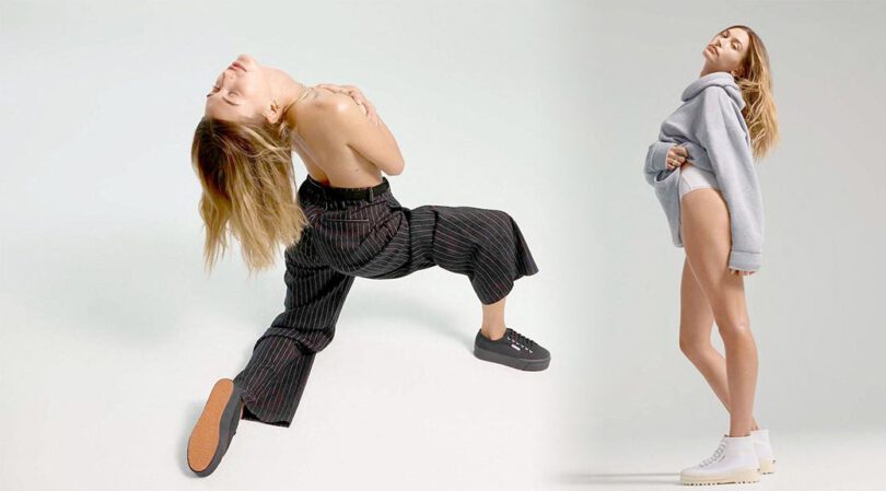 Hailey Bieber – Sexy Legs in Superga Spring / Summer 2021 Season Photoshoot
