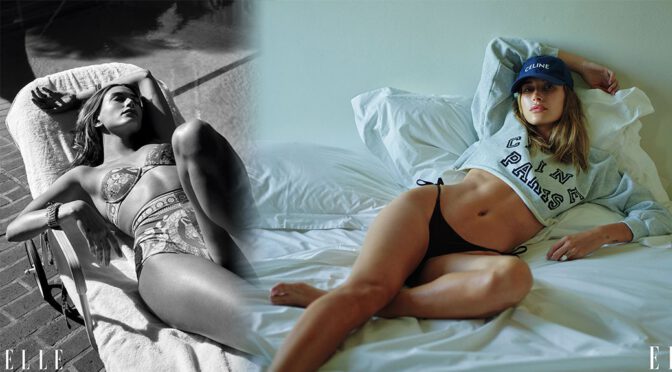 Hailey Bieber – Fanastic Toned Body in a Photoshoot for Elle Magazine (April 2021)