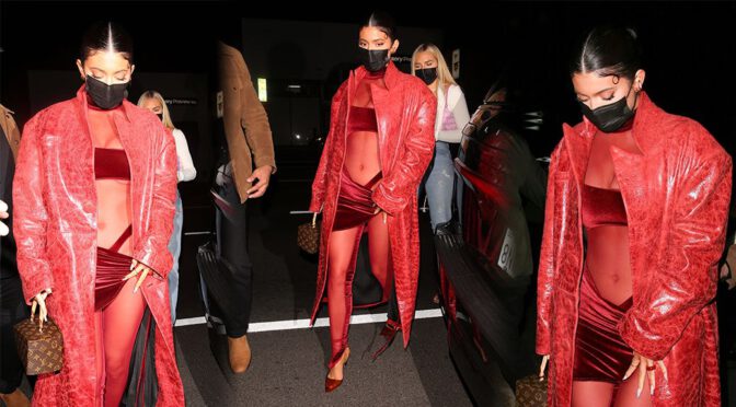 Kylie Jenner – Stunning Body in a Skimpy Outift at The Nice Guy in West Hollywood